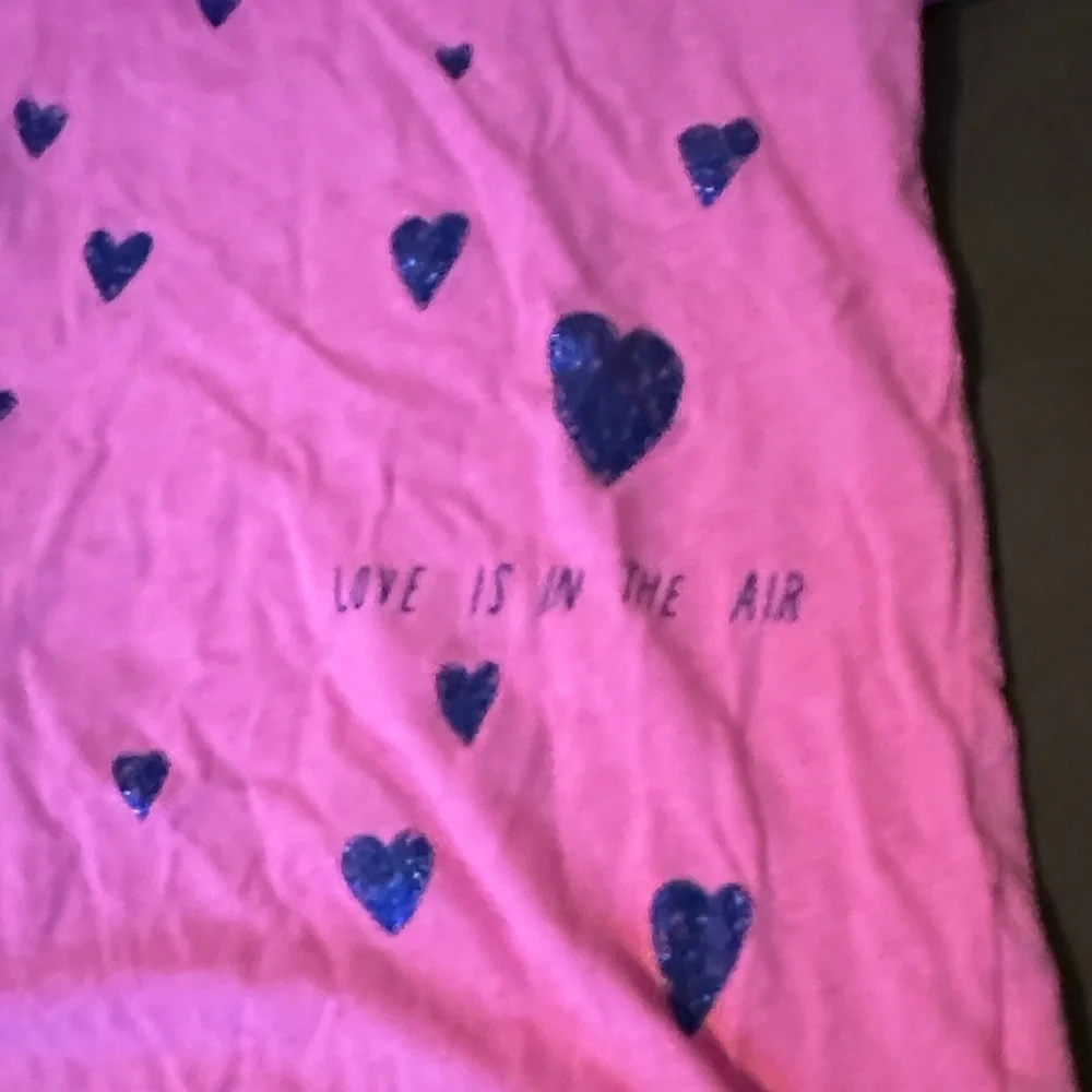 OshKosh B'gosh Pink Tee with Blue Hearts